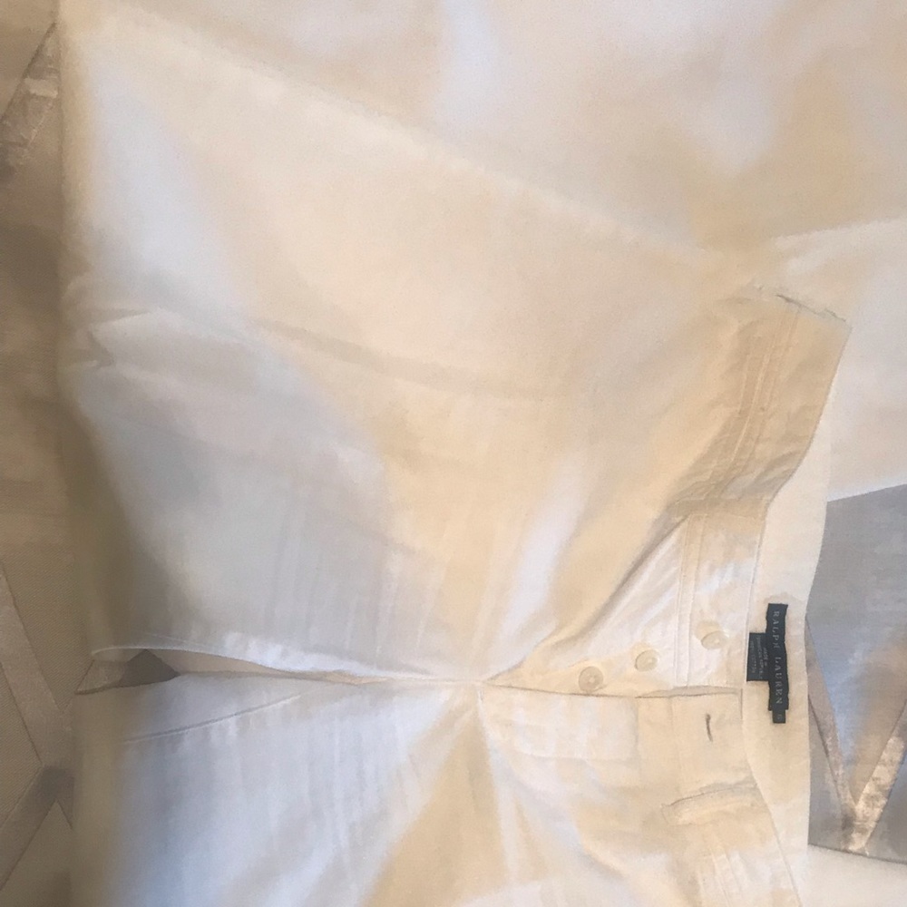 RL size 6 white pants